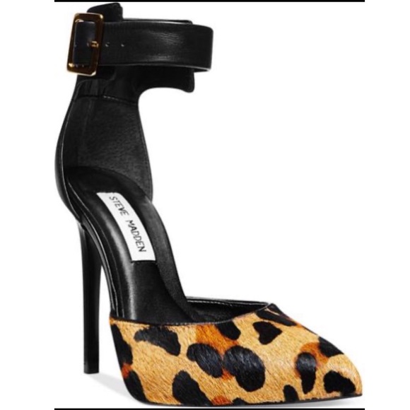 Steve Madden Shoes - Brand New Steve Madden Real Fur Cheetah Heels